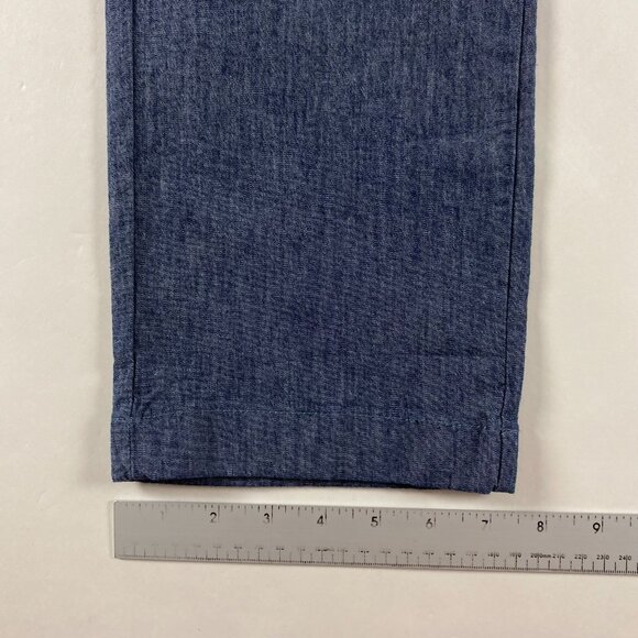 NWOT J.CREW 770 Stretch Pants Men's 33x32 Measures 36 x 33 Chino Heather Blue - Picture 10 of 12